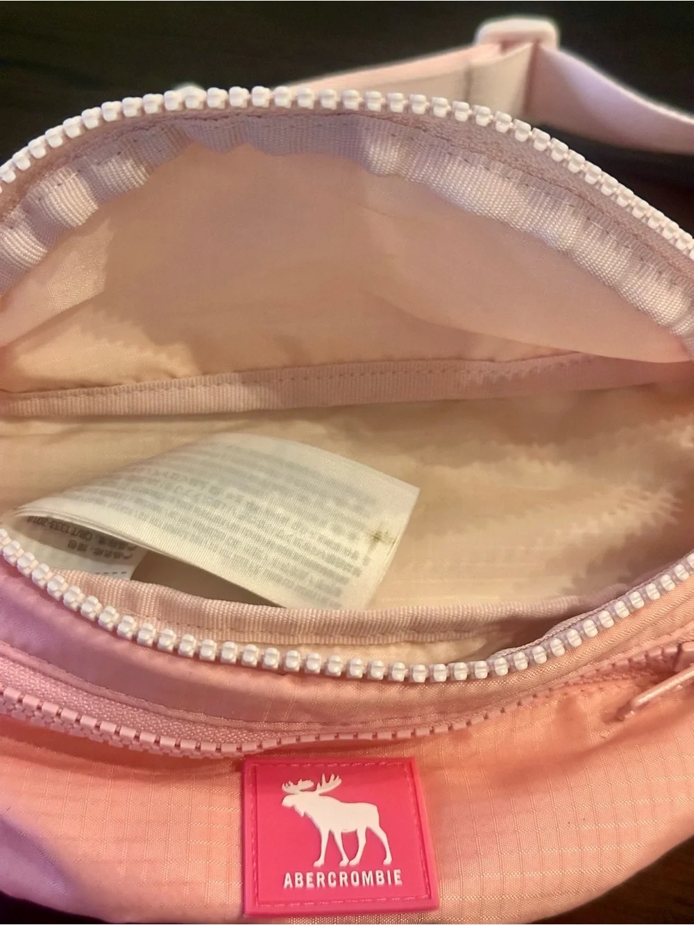 Abercrombie & Fitch Pink Ombre Kids Waist Bag Fanny Pack